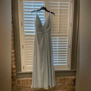 Azazie bridesmaid dress “Maren Allure”; mist color